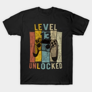 13th Birthday Level 13  Video T-Shirt